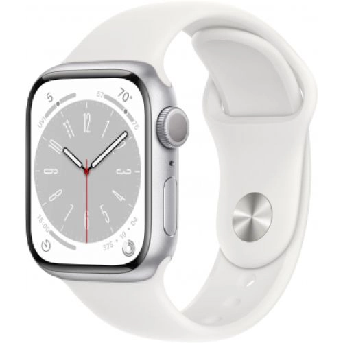 Умные часы Apple Watch Series 8 45 мм Aluminium Case, серебристый